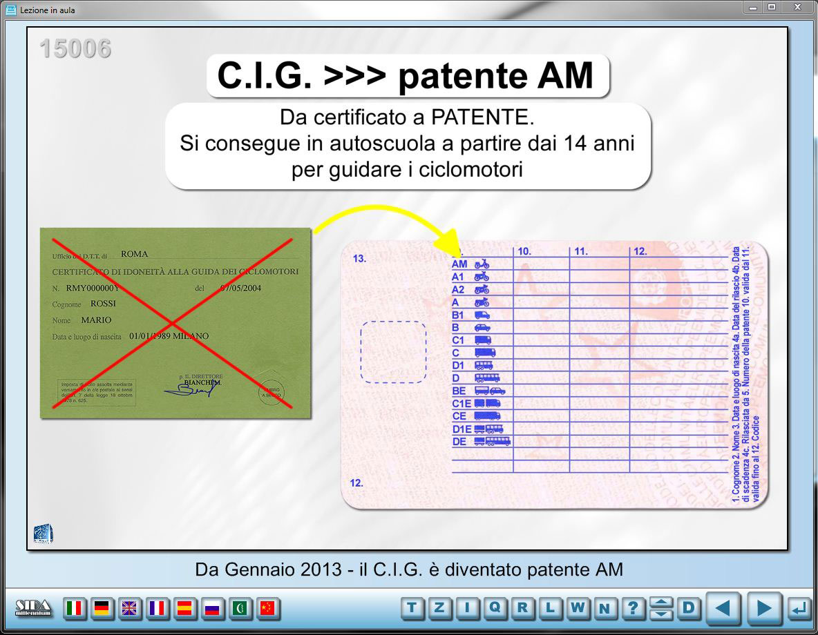 Corso patente AM